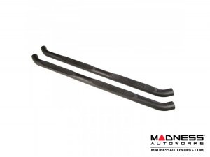 Jeep Wrangler JL Side Steps - 3" Round - Black - 4Door